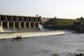 Massive Waghur Dam infrastructure Jalgaon Maharasthra India waghur river