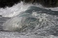 Massive wave during storm Royalty Free Stock Photo