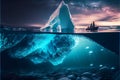 Massive white Iceberg