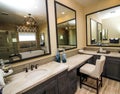 Master Bathroom With Dual Vanities