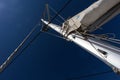 Mast of katamaran Royalty Free Stock Photo