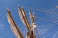 Mast of sail ship Royalty Free Stock Photo