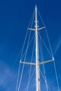 Mast of a sailboat Royalty Free Stock Photo