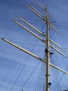 Mast of a Tall Ship Royalty Free Stock Photo