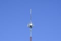 Mast tower relay Internet signals and telephone signals