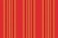 Mastel fabric lines stripe, isolation vertical background pattern. Puit seamless texture vector textile in red and orange colors Royalty Free Stock Photo