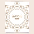 Abstract invitation template for design your text