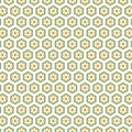 Geometric Vector Hexagonal Grid Seamless Background Texture.Digital Pattern Design Decorative Wallpaper Royalty Free Stock Photo