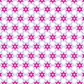 Abstract Geometric Snowflake Star Vector Pattern Texture Background Illustration.Seamless Graphic Digital Pattern Design Wallpaper Royalty Free Stock Photo