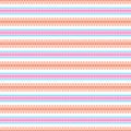 Colorful Dashed Stripe Stitch Dots  Line Vector Objects Seamless Background Texture.Digital Pattern Design Decorative Wallpaper Royalty Free Stock Photo