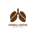 Herbal coffee Naturally Creative Business Logo