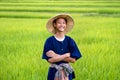 Happy farmer