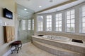 Master bath in luxury home Royalty Free Stock Photo