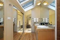 Master bath with skylights Royalty Free Stock Photo