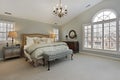 Master bedroom with circular window