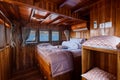 Master Cabin classic with teak wood