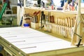 Master carpenter workbench Royalty Free Stock Photo