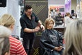 Master class of a famous male stylist dedicated to the latest trends in the beauty and hairstyle industry