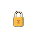 Master key cartoon icon. Royalty Free Stock Photo