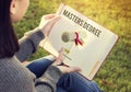 Master's Degree Knowledge Education Graduation Concept Royalty Free Stock Photo