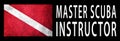 Master Scuba Instructor, Diver Down Flag, Scuba flag Royalty Free Stock Photo