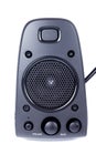 Master speaker of a 200 W 2.1 system isolated Royalty Free Stock Photo