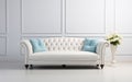 Master Suite Wall White Sofa Suite Royalty Free Stock Photo
