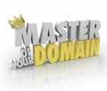 Master of Your Domain Crown on Word King Leader CEO