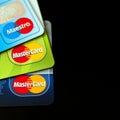 Mastercard credit cards Royalty Free Stock Photo