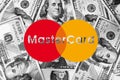 Mastercard new logo on money