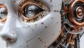 Masterful Close-Up Digital Design of Humanoid Robot\'s Face with Precision