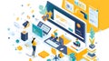 Mastering Collaborative Web Development, A Team Uses Coding, Design, and Project Management Tools to Efficiently