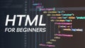 Mastering html for beginners a comprehensive guide to web development fundamentals and code structure Royalty Free Stock Photo
