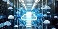 Mastering Integration: Data Centers, Information Transfer, and the Synergy of Cloud Computing