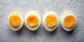 Mastering the Perfect Boiled Egg A Visual Guide to Hard Medium Soft and Runny Yolks from Undercooked to Royalty Free Stock Photo