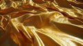 Masterpiece of Digital Art: Abstract Waves in Orange and Gold Royalty Free Stock Photo