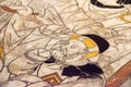 Masterpieces on the floor of the Siena Cathedral Royalty Free Stock Photo
