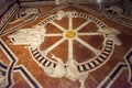 Masterpieces on the floor of the Siena Cathedral Royalty Free Stock Photo