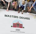 Masters Degree Education Knowledge Concept Royalty Free Stock Photo
