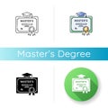 Masters degree icon