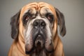 mastiff with droopy eyes