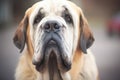 mastiff with droopy eyes
