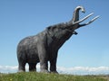 Mastodon Statue Royalty Free Stock Photo