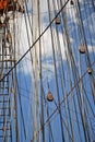Masts, Rigging And Yards Of Tall Ships