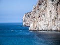 Masuas sea stack daily and some boats in summertime (Sardinia-I