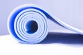 Mat for practicing yoga, pilates and stretching exercises