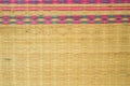 Mat thai texture background Royalty Free Stock Photo