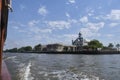 MAT, Tigre Art Museum seen from the Lujan River, in Buenos Aires, Argentina Royalty Free Stock Photo