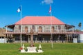 Mata-Utu, Wallis and Futuna. Customary King`s Palace in the capital of territory of Wallis-et-Futuna, Polynesia, Oceania.