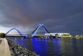 Matagarup Bridge and Optus Stadium, Perth, Australia